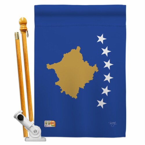 Breeze Decor BD CY HS 108373 IP BO D US15 BD 28 X 40 In Kosovo Flags