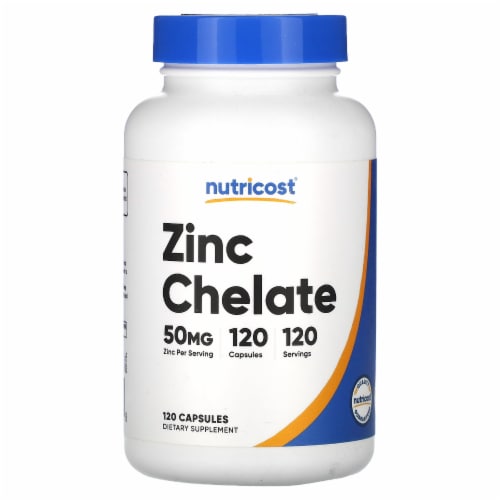 Nutricost Zinc Chelate 50 Mg 120 Capsules 120 Count Fred Meyer