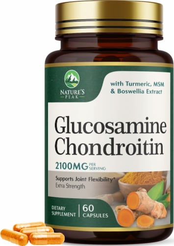 Glucosamine Chondroitin MSM Turmeric Boswellia Triple Strength Joint