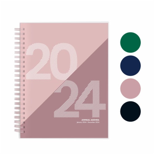 Rileys Co 2024 Annual Weekly Planner Geographic Monthly Agenda