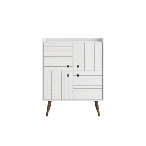 Manhattan Comfort Bogart 45 5 Mid Century Modern Accent Cabinet And