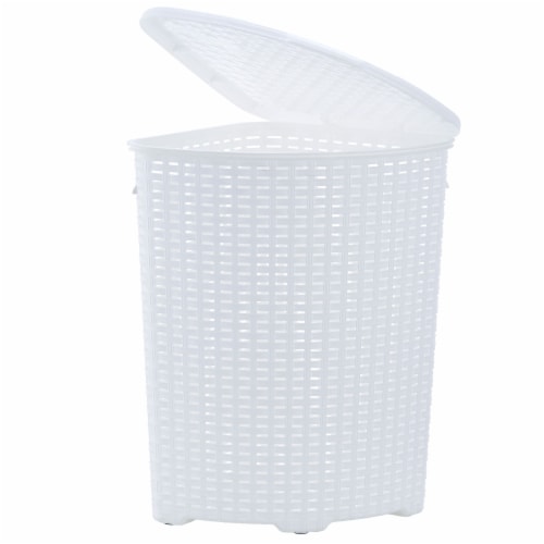 Superio Brand L Wicker Corner Hamper White Liter Kroger