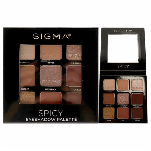 SIGMA Eyeshadow Palette Spicy For Women 0 32 Oz Eye Shadow 0 32 Oz