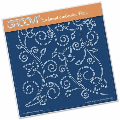 Groovi Leafy Swirl Plate A5 Sq 1 Kroger