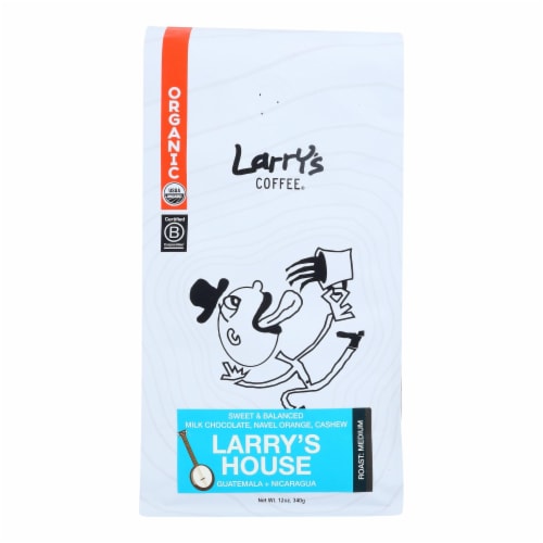 Larry S Coffee Larry S House Organic Coffee Beans Oz Pack Case