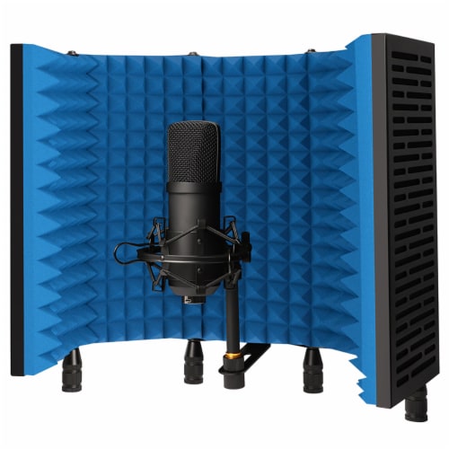 Technical Pro 5 Panel Microphone Isolation Shield Portable Acoustic