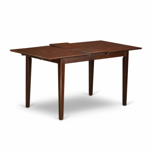 East West Furniture Picasso Piece Wood Dining Set In Mahogany Light