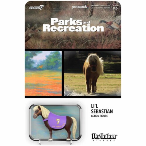 Super7 Parks And Recreation ReAction Figures Wave 2 Lil Sebastian