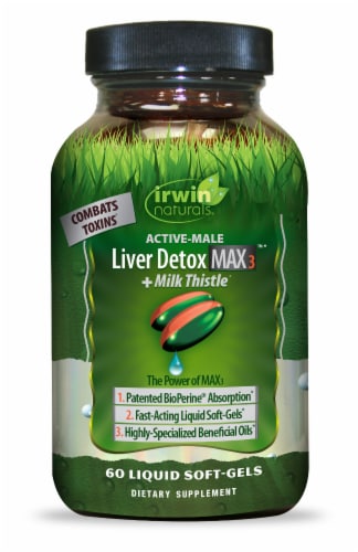 Irwin Naturals Liver Detox Max3 Milk Thistle Softgels 60 Ct Frys