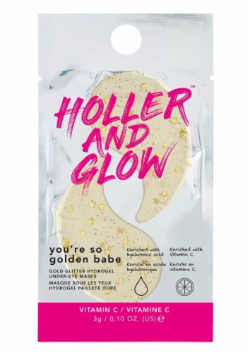 Holler And Glow You Re So Golden Babe Under Eye Mask Ct Fred Meyer