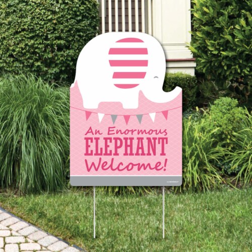 Big Dot Of Happiness Pink Elephant Decor Baby Shower Or Birthday