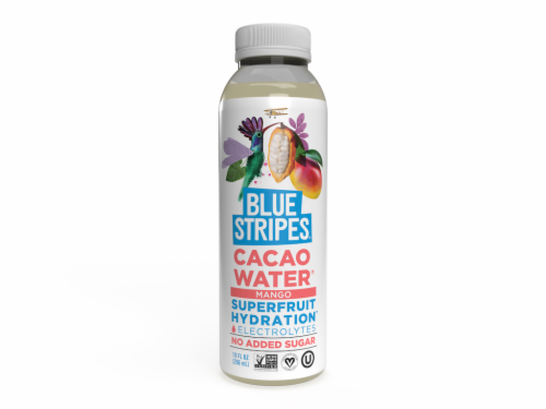 Blue Stripes Mango Flavor Cacao Water Fl Oz Kroger