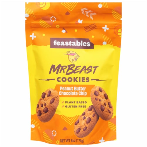 Feastable Mr Beast Peanut Butter Chocolate Chip Cookie Oz Fred Meyer