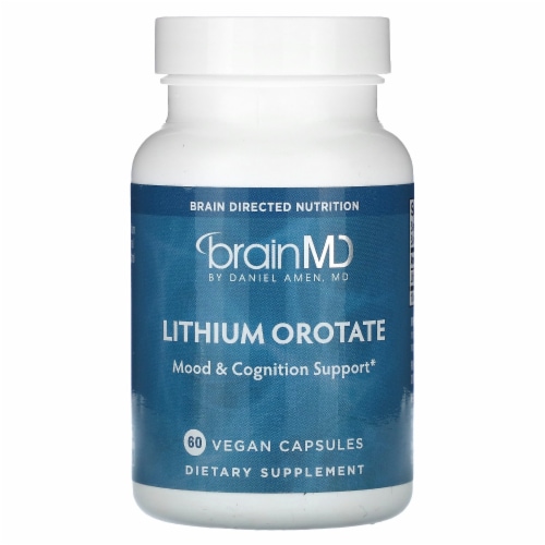 BrainMD Lithium Orotate 5 Mg 60 Vegan Capsules 60 Count Kroger