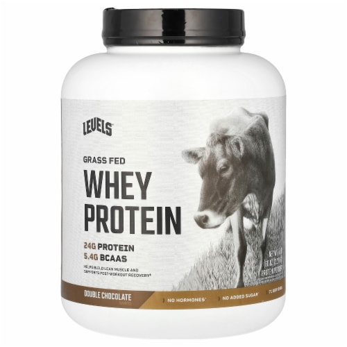 Levels Grass Fed Whey Protein Powder Double Chocolate 5 Lbs 2 27 Kg