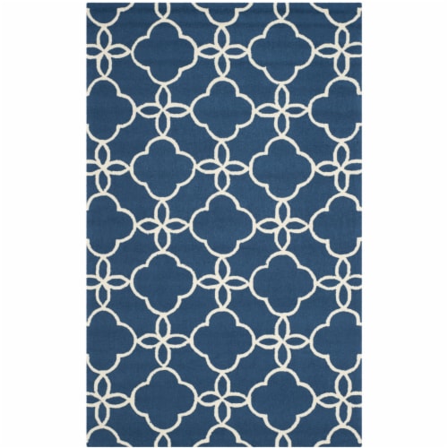 Safavieh Safavieh Four Seasons Frs H Navy Ivory Rug X X