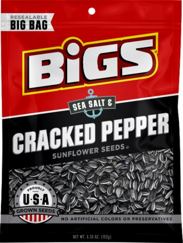 Bigs Sea Salt Pepper Sunflower Seeds 5 35 Oz Smiths Food And Drug