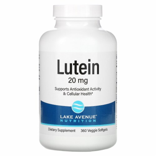 Lake Avenue Nutrition Lutein 20 Mg 360 Veggie Softgels 360 Count