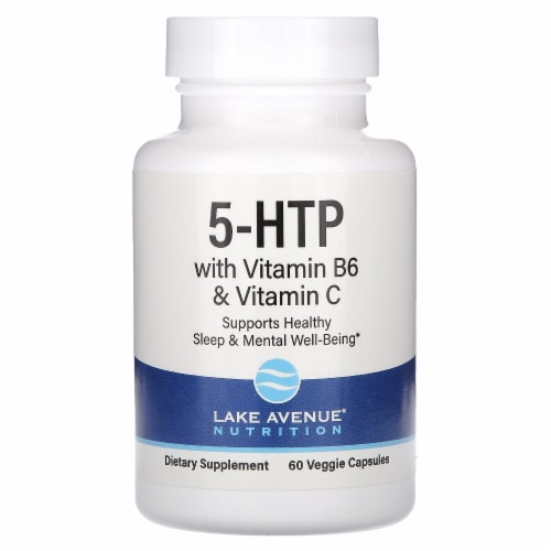 Lake Avenue Nutrition 5 HTP With Vitamin B6 Vitamin C 100 Mg 60