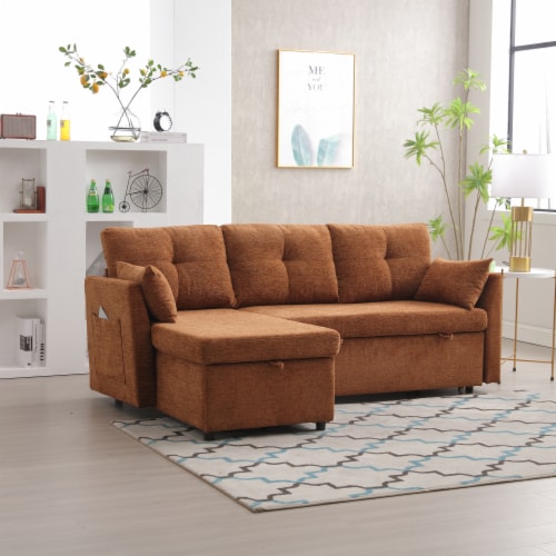 Simplie Fun Versatile Modular Sectional Couch With Storage And