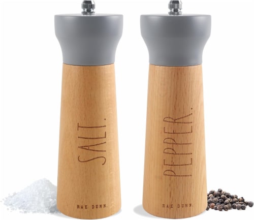 Rae Dunn Salt And Pepper Grinder Set Of Set Of Qfc