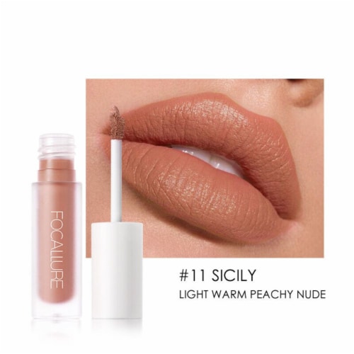 Focallure Matte Ink Liquid Lipstick Sicily Warm Peachy Nude Oz