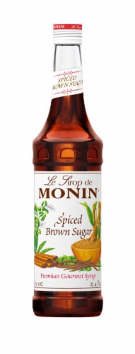 Monin Premium Flavored Syrup 750 ML Spiced Brown Sugar 1 Bottle 750