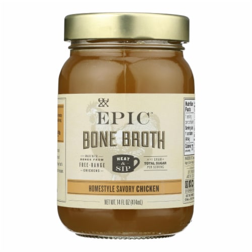 Epic Bone Broth Homestyle Savory Chicken Case Of 6 14 FZ Case Of 6