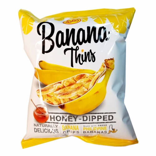 Leslie S Banana Thins Honey Dipped Banana Chips 3 5 Oz King Soopers