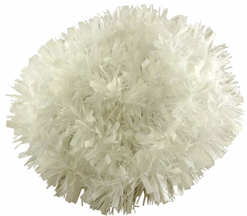 16pcs White Luxury Deluxe Chunky Christmas Tinsel Garland Tree