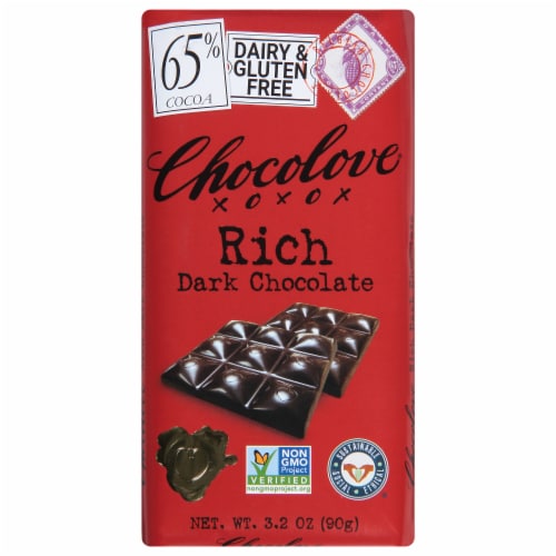 Chocolove Chocolate Bar Dark Rich 3 2 Oz Case Of 12 3 2 OZ Each Kroger