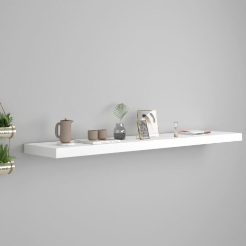 VidaXL Floating Wall Shelf White 47 2 X9 3 X1 5 MDF 47 2 X9 3 X1 5 1