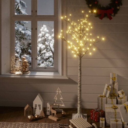 Vidaxl Christmas Tree Leds Ft Warm White Willow Indoor Outdoor