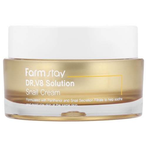 Farmstay Dr V8 Solution Snail Cream 1 69 Fl Oz 50 Ml 1 69 Fl Oz