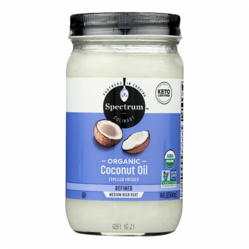 Spectrum Naturals Organic Refined Coconut Oil Case Of 12 14 Fl Oz