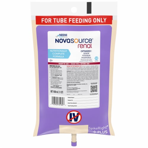 Nestle Novasource Renal Tube Feeding Formula Unflavored Ml Ct