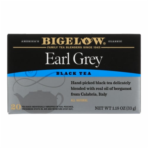 Bigelow Earl Grey Black Tea Tea Bags 120 Ct Case Of 6 Boxes 20