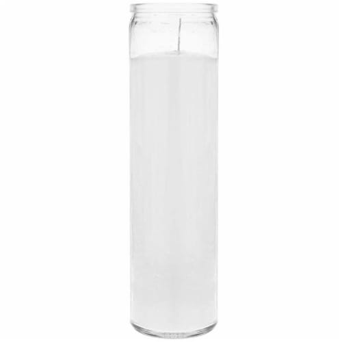 St Jude Clear White Wax Candle 1 EA Kroger