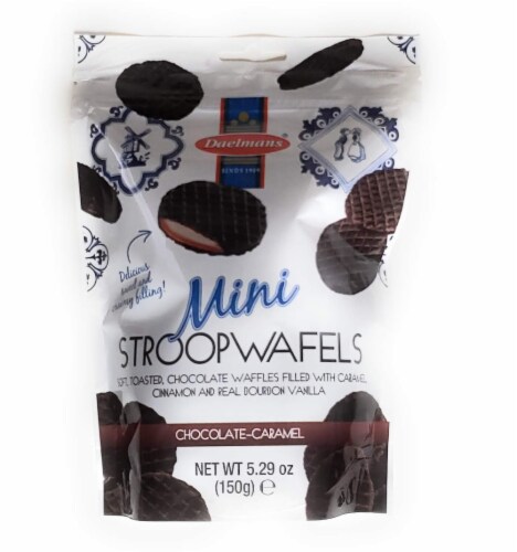 Daelmans Mini Stroopwafels Chocolate Caramel 5 29 OZ Pack Of 10 10