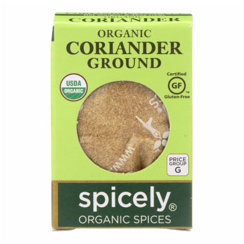 Spicely Organics Organic Coriander Ground Case Of 6 0 45 Oz