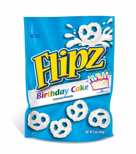 Flipz Birthday Cake Coated Pretzel 5 Ounce 6 Per Case 5 Frys