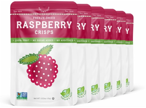 Freeze Dried Fruit Snacks Raspberry Crisps No Sugar Added Nothing