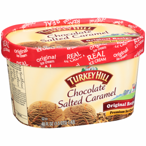 Turkey Hill Chocolate Salted Caramel Ice Cream 48 Fl Oz Kroger