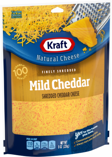 Kraft Mild Cheddar Shredded Cheese 8 Oz Food 4 Less