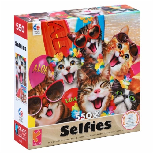 Ceaco Selfies Cat Puzzle 550 Pc Fred Meyer