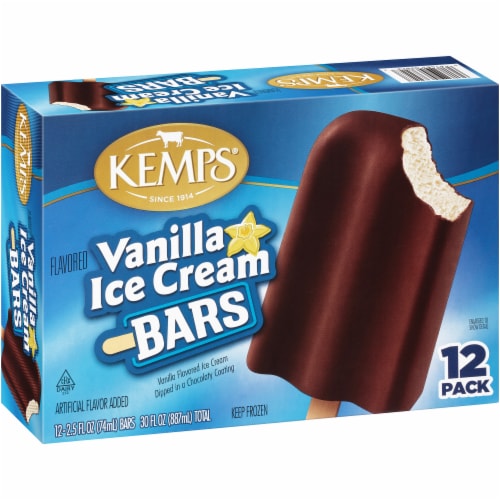 Kemps Vanilla Ice Cream Bars Ct Qfc