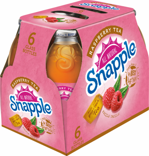 Snapple Raspberry Ice Tea Drinks 6 Bottles 16 Fl Oz Kroger