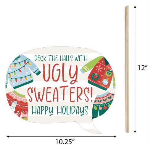 Big Dot Of Happiness Colorful Christmas Sweaters Holiday Party Photo