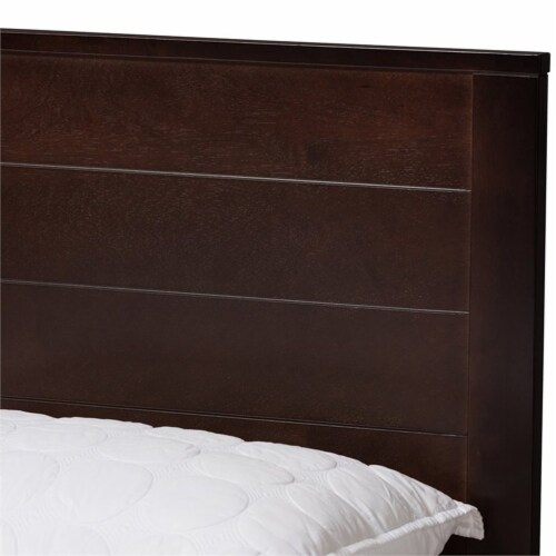 Baxton Studio Catalina Full Platform Bed In Espresso Kroger