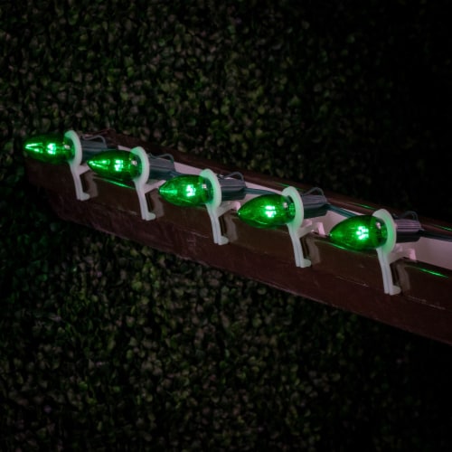 Pack C Led Outdoor Christmas Replacement Bulbs Green C E Base